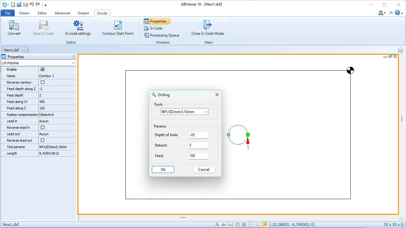 The drilling feature in ABViewer 16.1